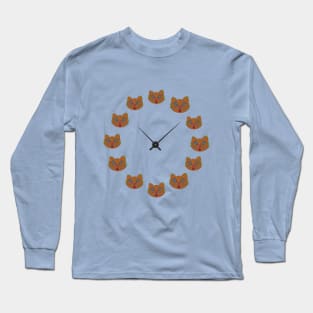 Kitty Clock Long Sleeve T-Shirt